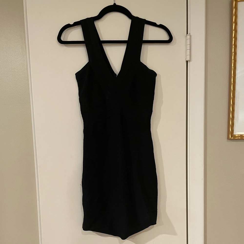 Bebe Black Bandage Dress